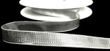 R9432 10mm Metallic Silver Thin Lurex Ribbon by Berisfords