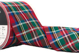 R9542 70mm Royal Stewart Tartan Polyester Ribbon by Berisfords