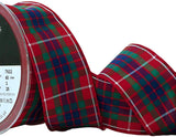 R9600 40mm Fraser Tartan Polyester Ribbon by Berisfords