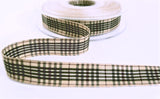 R9710 16mm Burberry Check Tartan Ribbon by Berisfords