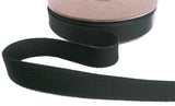 R9851 15mm Dark Grey Rustic Taffeta Seam Binding Ribbon, Berisfords