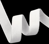 R9860 10mm White Nylon Velvet Ribbon