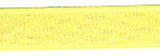 RSK15 15mm Lemon-Iridescent Adhesive Backed Metallic Ribbon x 3 Mtrs