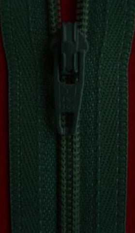 Z0031 YKK 51cm Hunter Green Nylon No.3 Closed End Zip