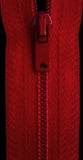 Z0234 51cm Red Nylon No.3 Closed End Zip