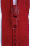 Z0624L YKK 56cm Red Nylon No.5 Open End Zip