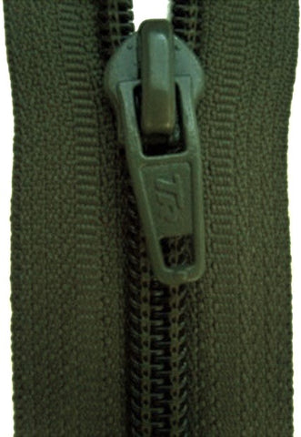 Z1749 51cm Army Green Nylon No.5 Open End Zip