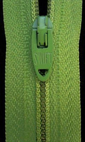 Z1794L 51cm Apple Green Nylon No.3 Closed End Zip