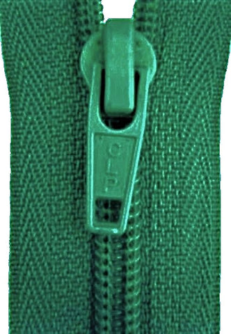 Z2474 76cm Pale Jade Green Nylon No.5 Open End Zip