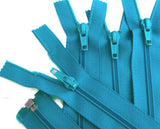 Z2665 71cm Turquoise Optilon Nylon No.5 Open End Zip