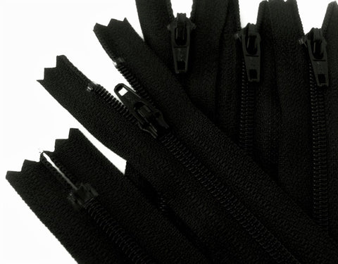 Z2930 YKK 13cm Black Nylon No.3 Closed End Zip