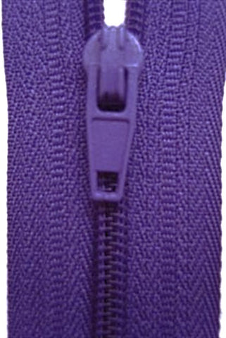 Z4125 30cm Pale Purple Nylon No.3 Closed End Zip