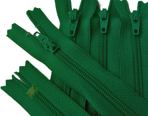 Z4176 YKK 10cm Parakeet Green Nylon No.3 Closed End Zip