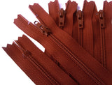 Z4433 YKK 30cm Rust Nylon No.3 Closed End Zip