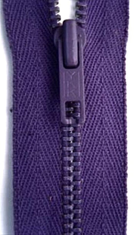 Z4898 YKK 51cm Purple Closed End No.2 Zip-Metal Teeth-Cotton Fabric