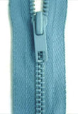 Z4904 YKK 25cm Dusky Blue Cotton Closed End Zip No.2 Metal Teeth