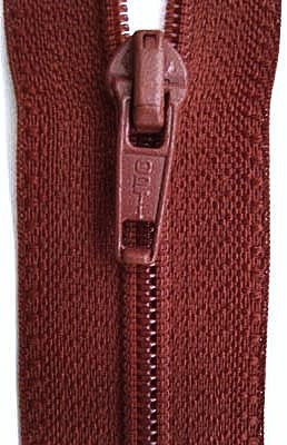 Z5293 76cm Rust Optilon Nylon No.5 Open End Zip