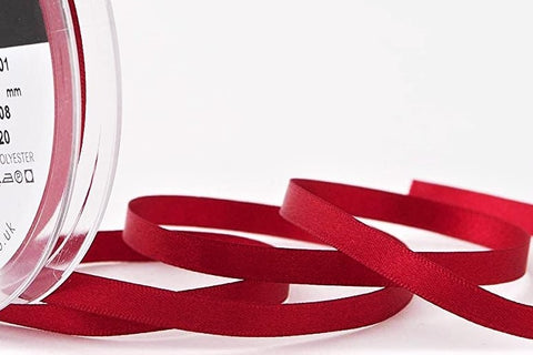 R2138 5mm Scarlet Berry Double Face Satin Ribbon by Berisfords