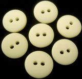 B0472 14mm Bridal White Bone Sheen 2 Hole Button