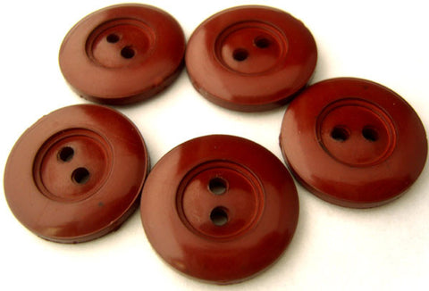 B8361 20mm Redwood Glossy Nylon 2 Hole Button