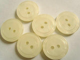 B1171 15mm Tonal Ivory Pearlised 2 Hole Button - Ribbonmoon