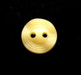 B13243 11mm Pale Primrose 2 Hole Button - Ribbonmoon