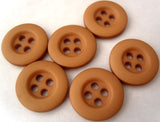 B1419 15mm Sahara Brown Bone Sheen 4 Hole Button - Ribbonmoon