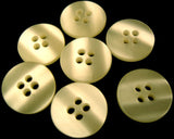 B1422 15mm Ivory Pearlised Surface Shimmery 4 Hole Button - Ribbonmoon