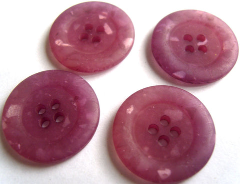 B15703 23mm Tonal Black Currant Bone Sheen 4 Hole Button