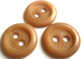 B15747 23mm Rosy Deep Ecru 2 Hole Button - Ribbonmoon