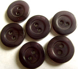 B15804 15mm Tonal Blue Mauve Gloss 2 Hole Button - Ribbonmoon