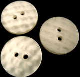 B1630 20mm Tonal Pearlised White Shimmery 2 Hole Button - Ribbonmoon
