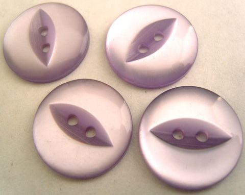 B16760 19mm Orchid Polyester Fish Eye 2 Hole Button - Ribbonmoon