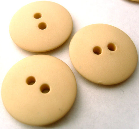 B1693 22mm Deep Dull Cream Matt 2 Hole Button - Ribbonmoon