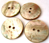 B1943 23mm Shell Effect Shimmery Iridescent 2 Hole Button - Ribbonmoon