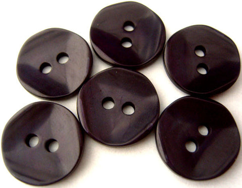 B1955 15mm Tonal Dark Purples Shimmery 2 Hole Button - Ribbonmoon