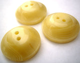 B2003 25mm Rich Cream Chunky High Gloss 2 Hole Button - Ribbonmoon