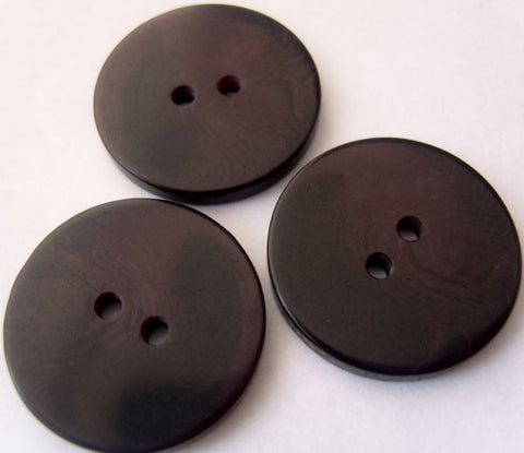 B2010 23mm Tonal Plum and Black High Gloss 2 Hole Button