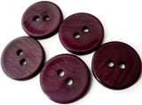 B2022 18mm Tonal Blackberry-Plum Shimmery Polyester 2 Hole Button