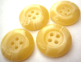 B2025 20mm Tonal Rich Creams High Gloss 4 Hole Button - Ribbonmoon