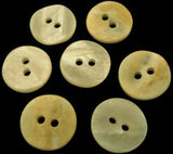 B2070 15mm Creams Reversible Pearlised or Textured Matt 2 Hole Button