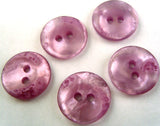 B2111 17mm Helio Lilac Pocked Texture and Pearlised 2 Hole Button - Ribbonmoon