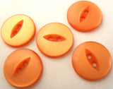 B2162 18mm Apricot 2 Hole Polyester Fish Eye Button - Ribbonmoon