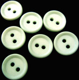 B2302 14mm Aqua Mist Matt Centre 2 Hole Button - Ribbonmoon