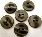 B2348 15mm Pearlised Tonal Black and Grey 2 Hole Button - Ribbonmoon