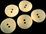 B2358 18mm Pearlised Cream 2 Hole Button with a Iridescent Shimmer - Ribbonmoon