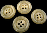 B2368 19mm Tonal Creams Matt Centre 4 Hole Button - Ribbonmoon