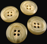 B14583 19mm Tonal Creams Horn Effect Matt Centre 4 Hole Button