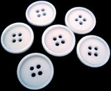 B2479 18mm Ice Blue Matt Centre 4Hole Button - Ribbonmoon