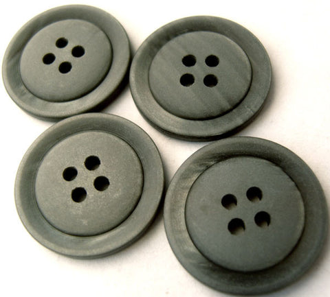 B2483 23mm Grey Slate Effect 4 Hole Button with a Subtle Shimmer